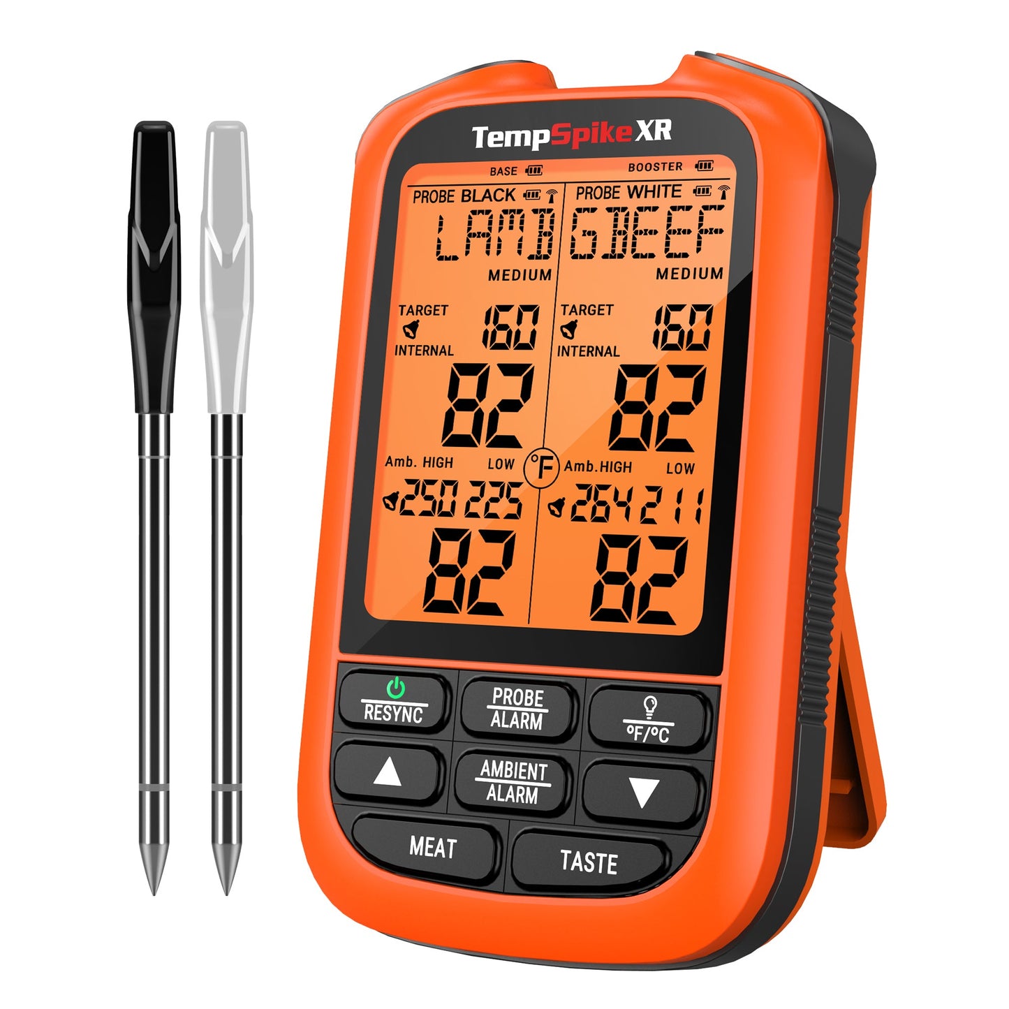 Termómetro inalámbrico para carne ThermoPro TP862B TempSpike XR de 304 m con doble sonda