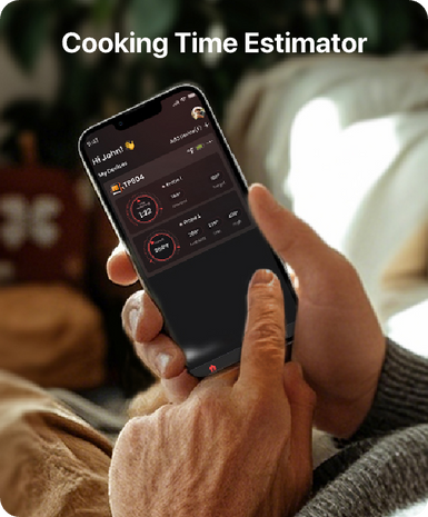 Termómetro de carne inalámbrico TempPro TempSync ELITE TP904 — Bluetooth inteligente, alertas por aplicación