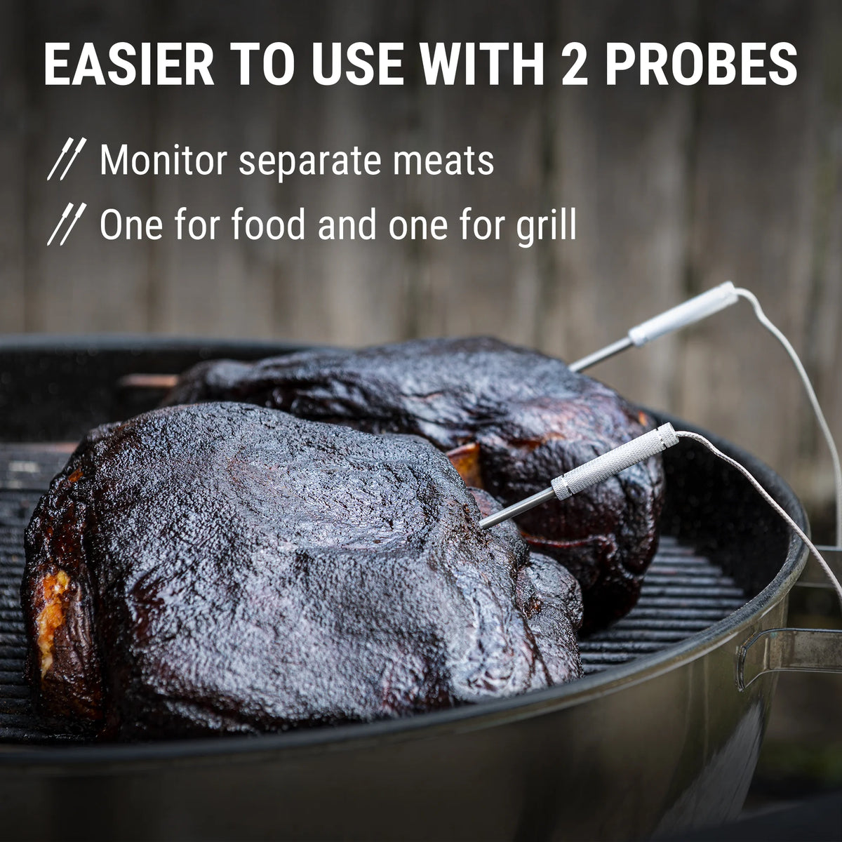 TempPro TP920 Bluetooth Meat Thermometer + TP605 Instant-Read Thermometer — Value Pack