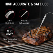 TempPro TP920 Bluetooth Meat Thermometer + TP605 Instant-Read Thermometer — Value Pack