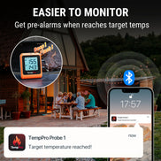 TempPro TP920 Bluetooth Meat Thermometer + TP605 Instant-Read Thermometer — Value Pack