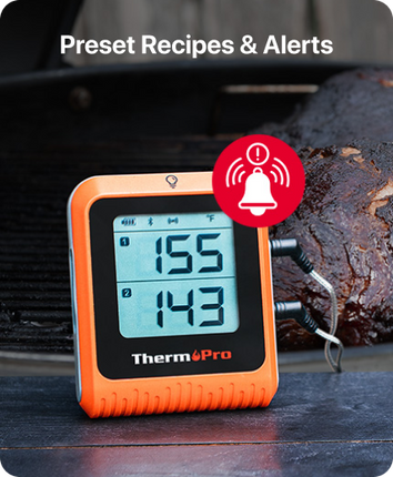 Thermomètre à viande sans fil TempPro TempSync ELITE TP920 — Bluetooth intelligent, alertes d'application