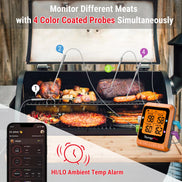 Termómetro de carne inalámbrico TempPro TempSync PRO TP930 — Bluetooth inteligente, alertas de aplicación