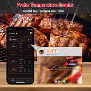 Termómetro de carne inalámbrico TempPro TempSync PRO TP930 — Bluetooth inteligente, alertas de aplicación