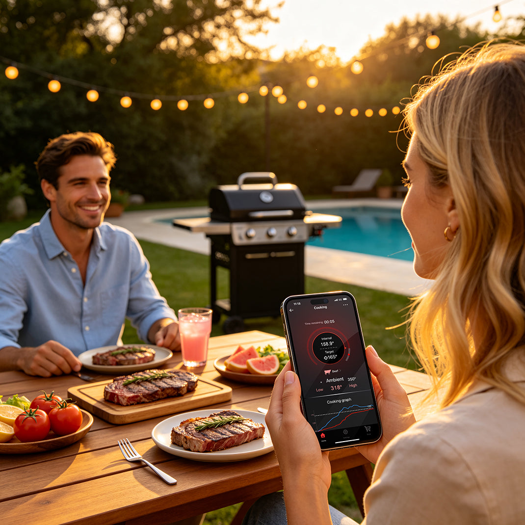 TempPro TempSpike TP960 Smart Wireless Meat Thermometer — Truly Wireless, Bluetooth