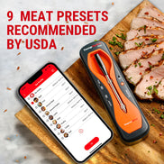 Termómetro inalámbrico para carne TP970 TempSpike Plus con Bluetooth (alcance de 182 m)