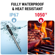 TempPro TempSpike Pro TP980 WiFi Meat Thermometer (2 Probes) + TP420 2-in-1 Infrared & Instant-Read Thermometer