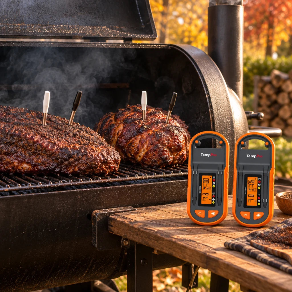 TempPro TP972 Double Kit: Four Wire-Free Probes, One Big Cook