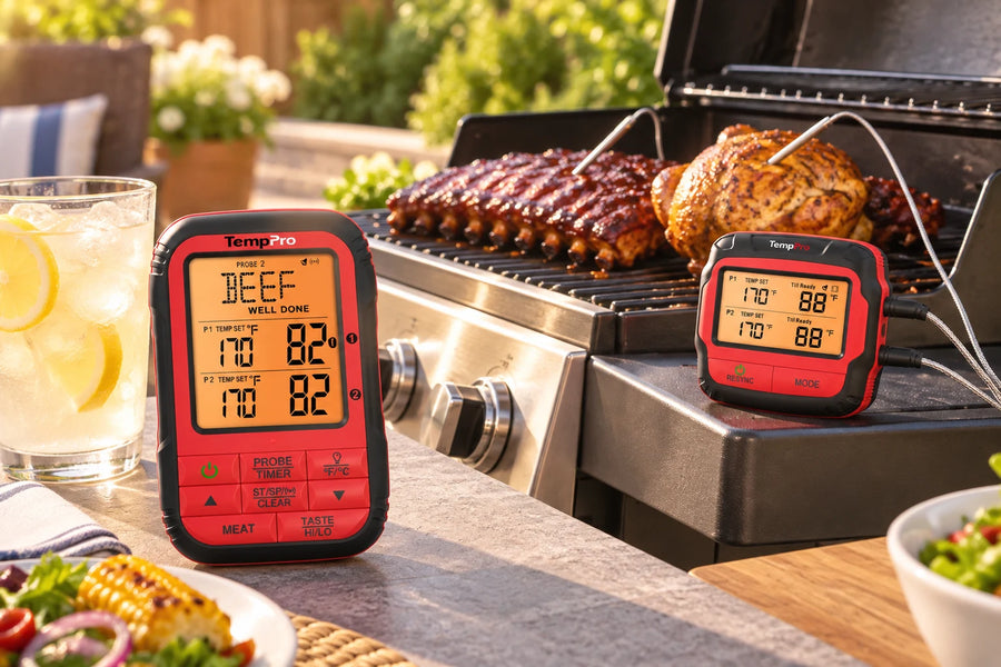 500FT Backyard Duo: TP828BW Wireless, TP620 & TP01AW (or TP01A) Instant-Reads + FREE Towel Set ($125 Value)