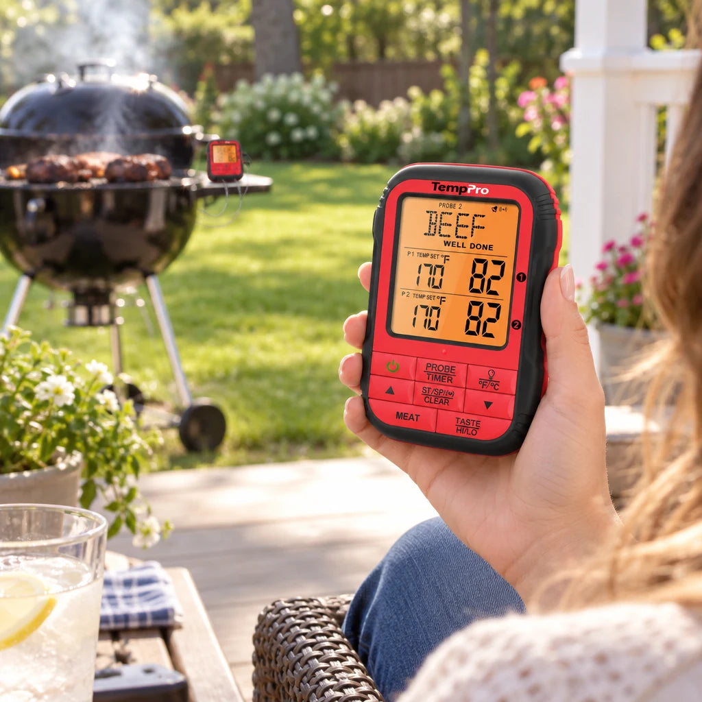 TempPro 500FT Backyard Duo: Receiver in Your Pocket, Alerts in Your Hand