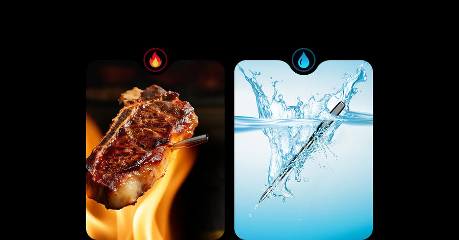 TempPro Twin TempSpike Plus TP972 Smart Wireless Meat Thermometer — Dual Probe, Long-Range Bluetooth